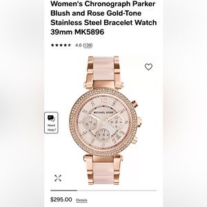 Michael kors watch used but in good condition still